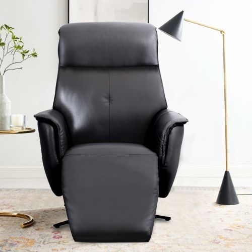 Parker House® Tripp Cortana Blackberry Leather Power Swivel Recliner P1-4