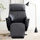 Parker House® Tripp Cortana Blackberry Leather Power Swivel Recliner P1-4