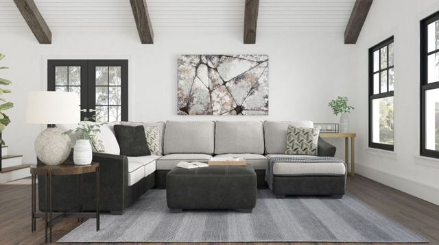 Signature Design by Ashley® Bilgray 2-Piece Pewter Living Room Set-3