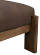 International Furniture Direct Balam Dark Brown Uphostered Ottoman-2