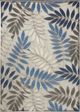 Nourison Home™ Aloha Gray Blue 5'x8' Style Area Rug-0