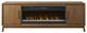 Martin Furniture Williamsburg Mid-tone Brown 80" Fireplace TV Stand-0
