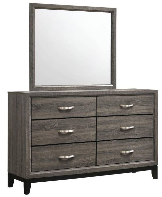 Coaster® Watson Gray Oak Dresser with Mirror-0