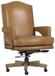 Hooker® Furniture EC Rochelle Dark Blonde Swivel Tilt Executive Chair-0