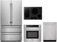 Thor Kitchen® 4 Piece Stainless Steel Electric Kitchen Package-0