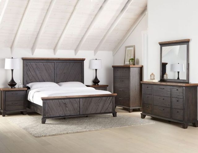 Steve Silver Co. Bear Creek Chocolate King Panel Bed-1