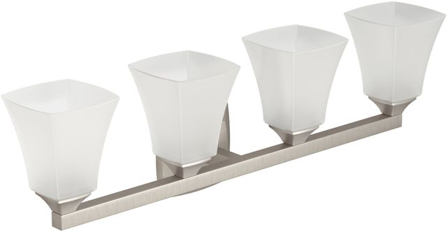 Moen® Voss™ Brushed Nickel Four Globe Bath Light-1