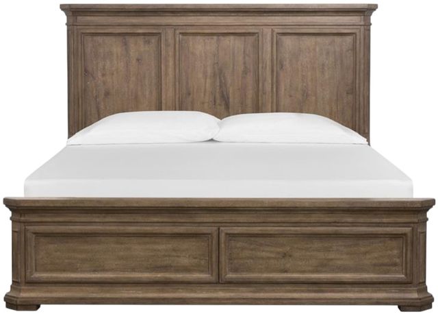 Magnussen Home® Adler Court Florentine Walnut King Panel Bed-2