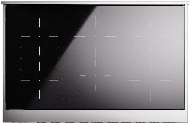 Ilve® Nostalgie II Series 40" Matte Graphite Pro Style Induction Range-2