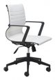 Zuo Modern Stacy White Office Chair-2