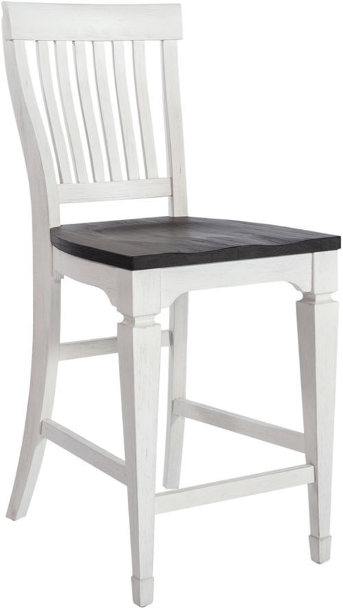 Liberty Furniture Allyson Park 5-Piece Charcoal/Wirebrushed White Gathering Dining Set-3