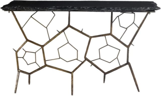 Moe's Home Collection Nate Slate Black Console Table-1