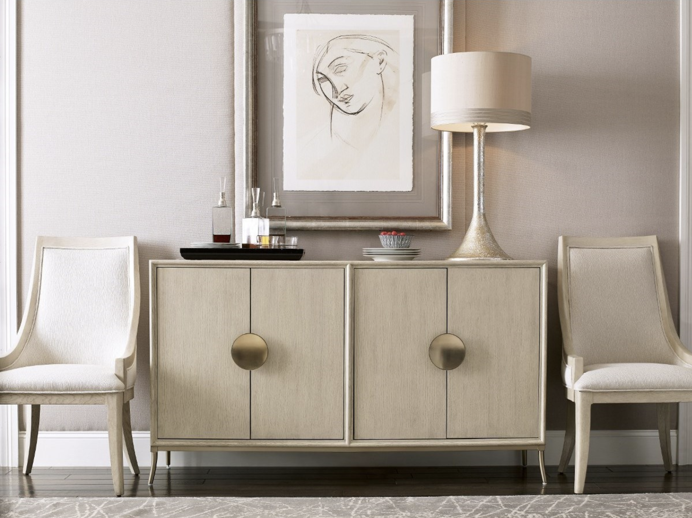 American Drew Lenox Laguna Credenza - Thumbnail 2