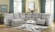 Mazin Furniture Tesoro Mist Gray Left Side Chaise-2