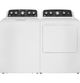 GE® White Top Load Washer & Electric Dryer Laundry Pair-0