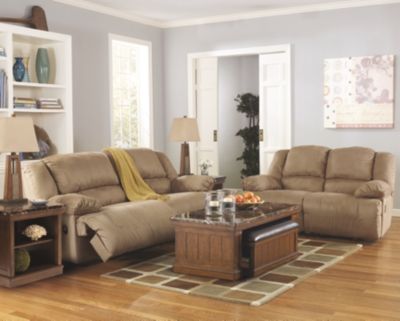 Signature Design by Ashley® Hogan Mocha Reclining Sofa-2