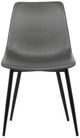 Armen Living Monte Black/Gray Dining Side Chair-3