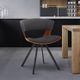 Armen Living Ulric Charcoal Dining Accent Chair-3