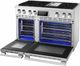 SKS 48" Stainless Steel Pro Style Slide In Natural Gas Range-3