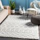 Surya Urban Shag Light Gray/White 5'x7' Area Rug-4