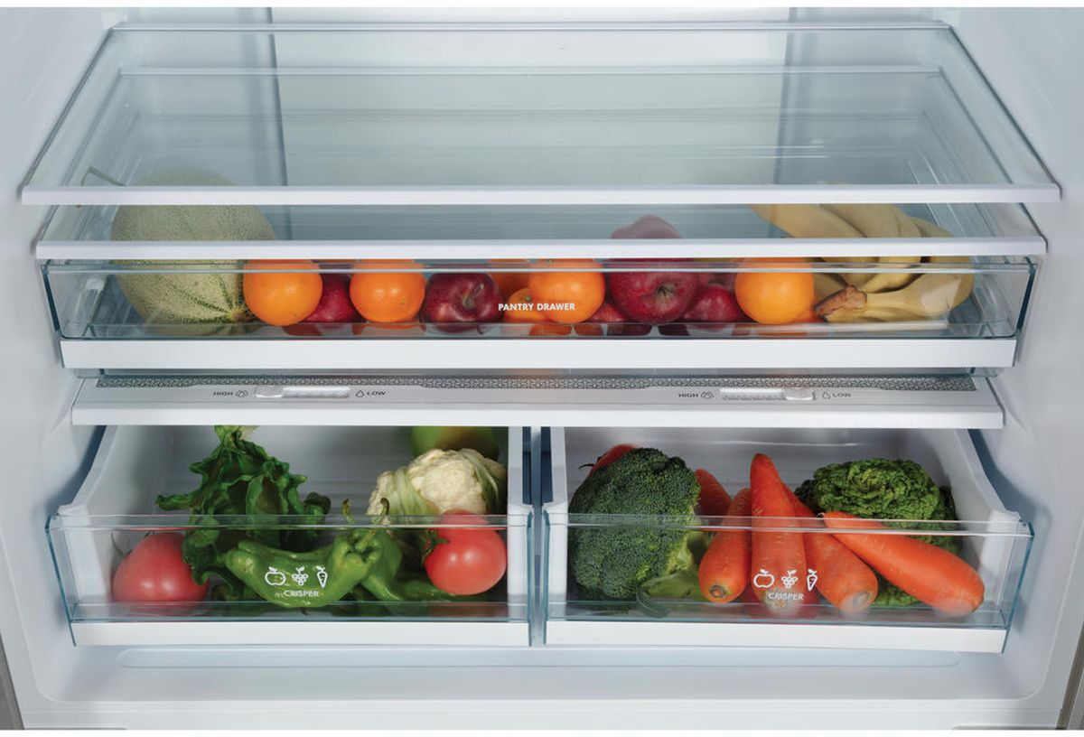 Kenmore 36" French Door Refrigerator with Freezer - Accela Chill, Adjustable Shelving, Humidity Controlled Crispers, ENERGY STAR Certified, 20.3 cu. ft. Capacity, Fingerprint Resistant Stainless Steel on Fridge.com