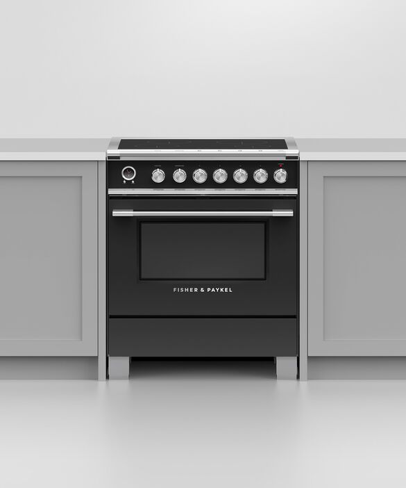 Fisher & Paykel Classic Series 9 30" Black Pro Style Induction Range-3