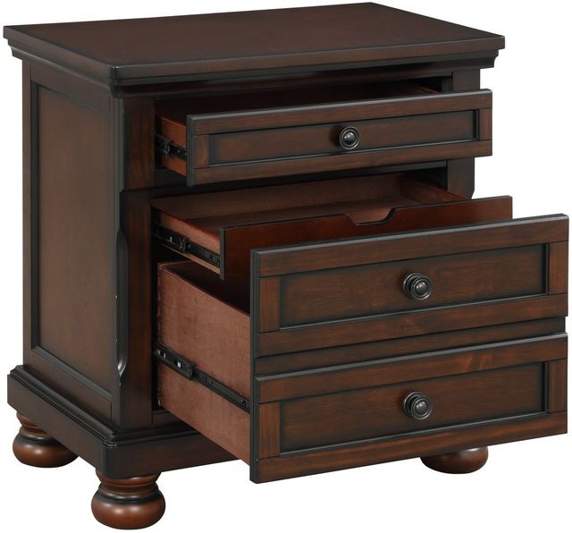 Homelegance® Cumberland Brown Cherry Nightstand-3