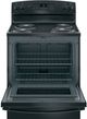 GE® 30" Black Freestanding Electric Range-3