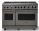 Viking® 7 Series 48" Damascus Gray Pro Style Liquid Propane Gas Range-0
