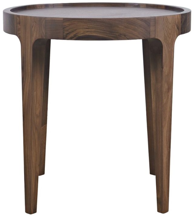 Jofran Inc. Soren Walnut 22" Round End Table-1