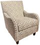 Corinthian Furniture Breckenridge Brown/White Accent Chair-0