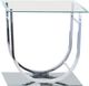 Coaster® Danville Glass Top End Table with Chrome U-Shaped Base-0