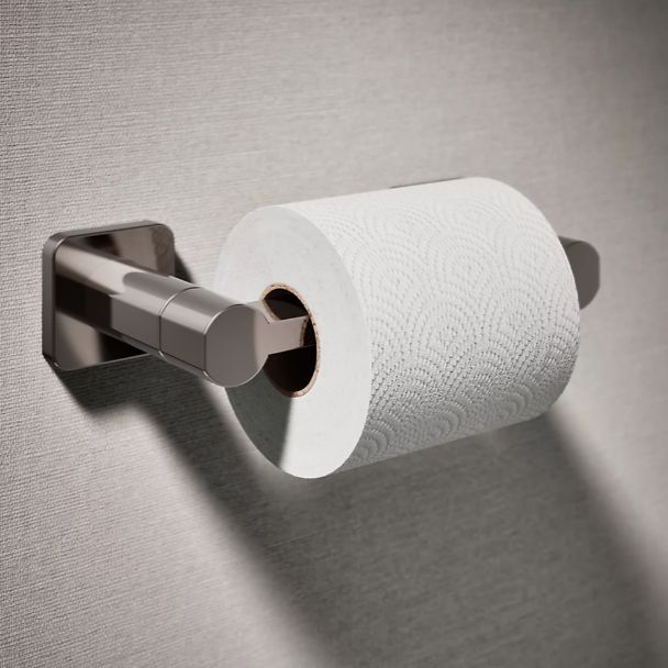 KOHLER® Parallel® Vibrant Titanium Pivoting Toilet Paper Holder-1