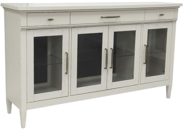 Legacy Classic Reflections Cashmere Glass Door Server-0