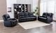 Mazin Furniture Maddox Black Reclining Sofa-3