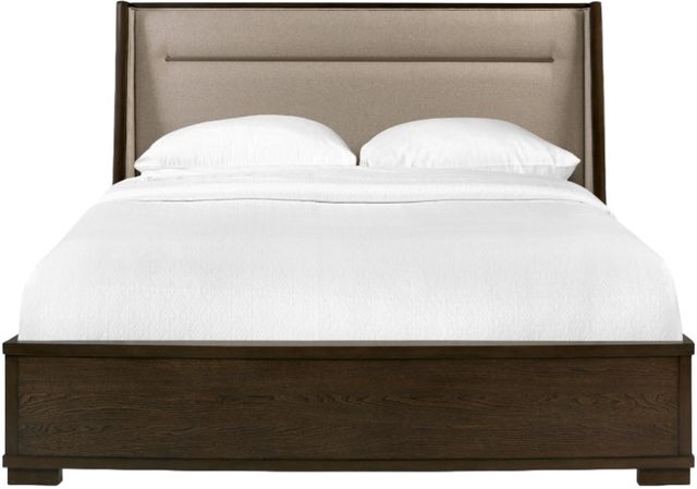 Riverside Furniture Monterey Beige/Mink King Upholstered Panel Bed-1