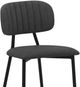 Armen Living Rococo Black/Gray Counter Stool-4