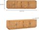 Moe's Home Collection Monterey Rustic Blonde Media Cabinet-3