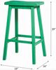 ACME Furniture Gaucho 2-Piece Antique Green Bar Stool Set-1