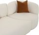 TOV Furniture Fickle 3-Piece Cream Chaise Modular Sofa-2