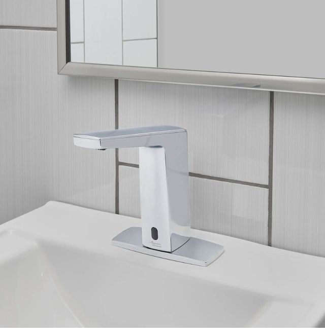 American Standard Selectronic® Polished Chrome 2" Paradigm® Touchless Faucet, Battery-Powered-1