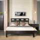 Modus Furniture Nevis Riva Espresso California King Platform Bed-1