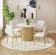 Elements International Sylvie Natural/White Dining Side Chair-1
