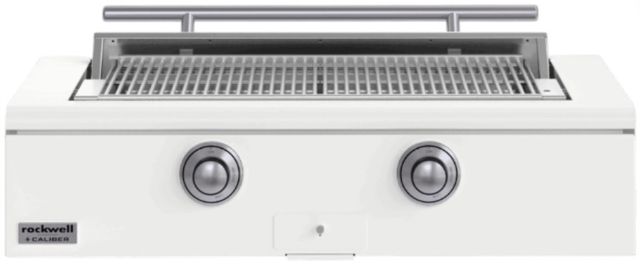 Caliber™ Rockwell Social 2-Burner Matte White Built-In Natural Gas Grill with Stainless Steel Hardware-0