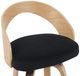 Armen Living Sonia Black/Oak Barstool-5