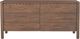 Moe's Home Collection Wiley Vintage Brown Dresser -2