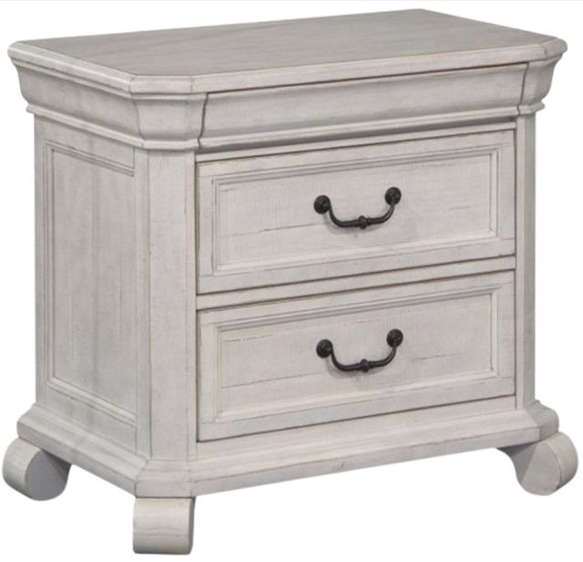 Magnussen Home® Bronwyn Alabaster Drawer Nightstand-0