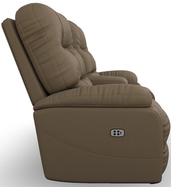 Best® Home Furnishings Customizable Ryson Leather Power Tilt Headrest Space Saver Loveseat-2