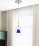 Cal® Lighting & Accessories Frosted Blue Mini Pendant-1