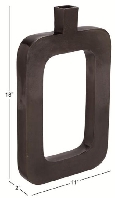 Deco Marche Black 11" Vase-2
